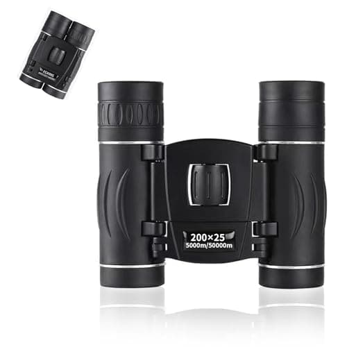 Image of UYGTHI 200x25 Compact Binoculars for Adults, High Power Mini Binoculars for Bird Watching, Travel, Hunting, Concerts, Theater, Sightseeing, Sports