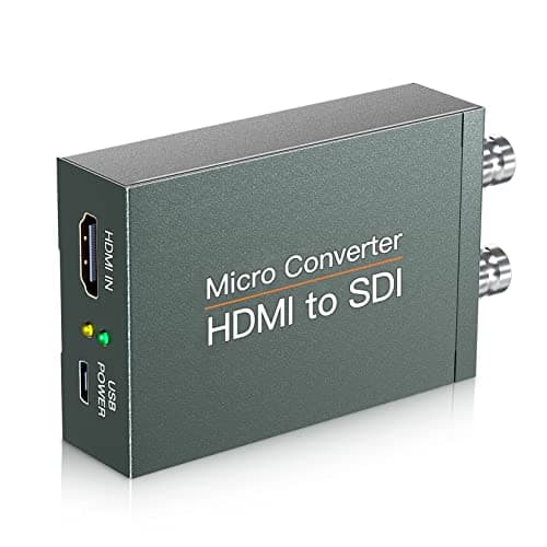 Image of HDMI to SDI Converter, HDMI to Tow SDI Converter, HDMI In 2 Ports SDI Out Converter, Audio Embedder Supports HDMI 1.3 1080P, 3G/ HD-SDI Auto Format Detection(HDMI Type A)