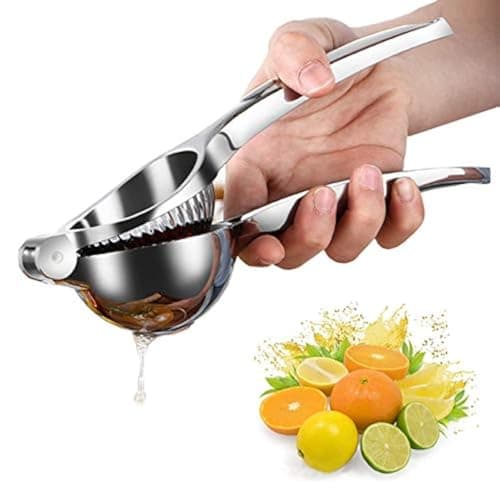 Image of HERUIO Lemon Squeezer manual - Heavy Duty - Manual Citrus Juicers, Press Hand Lime Citrus Fruit Juicer, Safe Quick and Effective Juicing, Super Easy to Clean