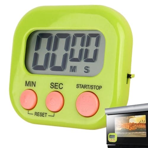 Image of Magnetic Digital Timer, Small Countdown Clock with Large Display, Portable Cooking & Classroom Timer with Bracket for Students & Teachers
