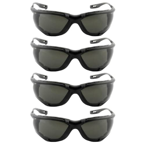 Image of 3M Virtua CCS Protective Eyewear, Foam Gasket, Anti Fog Lens, Gray, 4-Pack