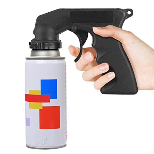 Image of Aerosol Trigger Handle, Instant Paint Spray Can Trigger Gun - Full Hand Grip, Reusable, Easy to Clip-On & Off - Universal Trigger Adapter Pistol Grip Sprayer Car Maintenance Repair Tool