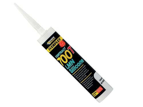 Image of Everbuild Everflex 700T Silicone Sealant – Superior Adhesion – Weatherproof – Neutral Cure – Suitable For Internal And External Use – Brown – 300ml
