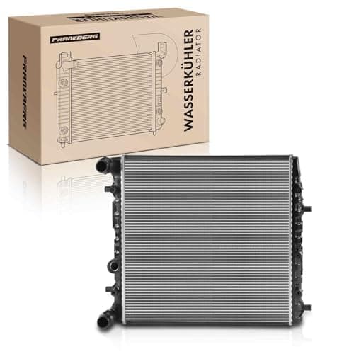 Image of Frankberg Engine Radiator Car Radiator Manual Transmission Compatible with Ibiza III 6L1 1.2L-2.0L 2002-2009 Fabia I 6Y2 1.0L-2.0L 1999-2008 Replace# 5Z0121253