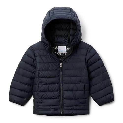 Image of Columbia Youth Boys' Hooded Jacket, Powder Lite II, M