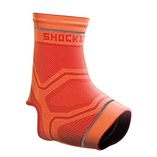 Image of Shock Doctor Knit Ankle Sleeve Support Orange S