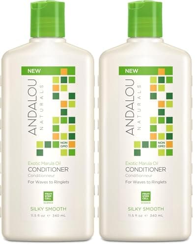 Image of Andalou Naturals Exotic Marula Oil Silky Smooth Conditioner, 340 ml (Pack of 2)