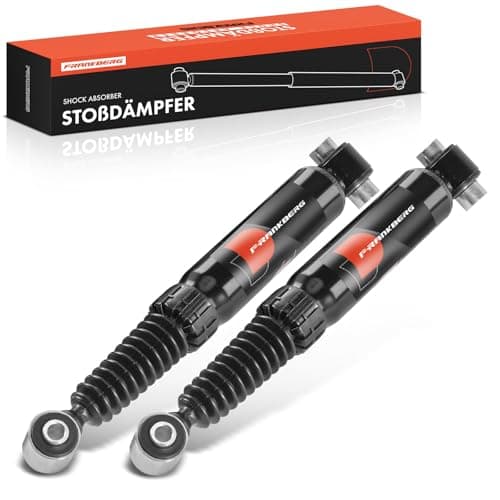 Image of Frankberg 2x Shock Absorber Strut Rear Left Right 355mm Gas pressure Compatible with 206 Hatchback 2A/C 206 Saloon Replace# E5085,5206V8