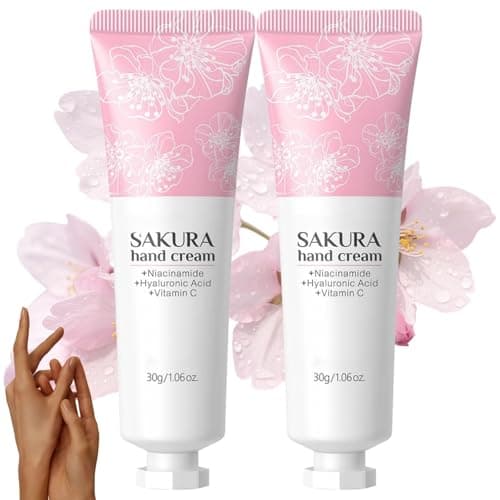Image of 2PCS Floral Fragrance Hand Cream For Women,Moisturizing Hand Cream For Women,Anti Ageing Ha-Nd Cre-Am,Nourishing Handcreams,For Dry Skin Daily Care,Gentle&Long-Lasting Moisture(Pink, Medium)