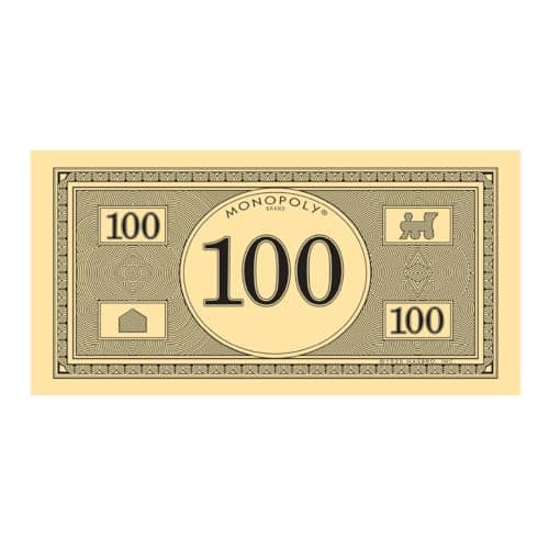 Image of Franco Collectibles Hasbro Games Monopoly Money Super Soft Cotton Bath/Pool/Beach Towel, 60 in x 30 in, (100% Officially Licensed Product)
