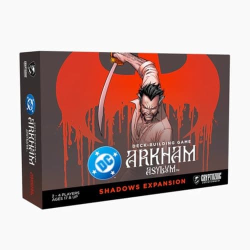Image of Cryptozoic Entertainment | DC Deck-Building Game: Arkham Asylum Shadows Expansion | Superhero Card Game Expansion | 2–4 Players | 60 Minutes