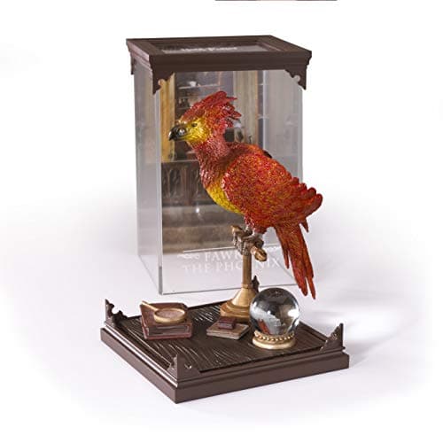 Image of The Noble Collection - Magical Creatures Fawkes - Hand-Painted Magical Creature #8 - Officially Licensed 7in (18.5cm) Tall Harry Potter Toys Collectable Figures - For Kids & Adults