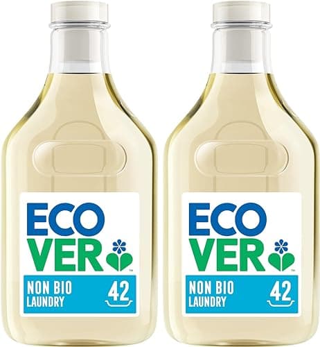 Image of Ecover Concentrated Non Bio Laundry Detergent, Lavender & Sandalwood, 2 x 42 Washes, 2 x 1.5L (Pack of 2)