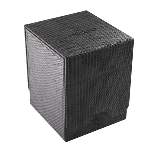 Image of Gamegenic | Squire Plus 100+ XL Convertible Black Commander Deck Box | Card Holder