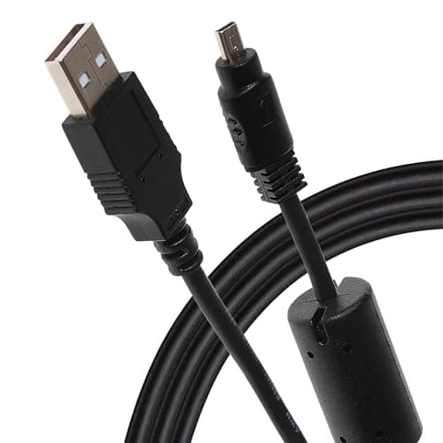 Image of Praktica USB-A 2.0 to 8 Pin Mini USB Camera Charging Cable 0.5m