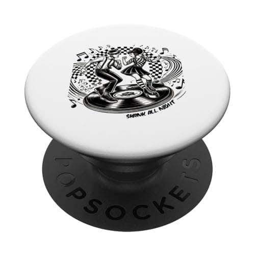 Image of Rude Boy Rude Girl Skank All Night PopSockets Adhesive PopGrip