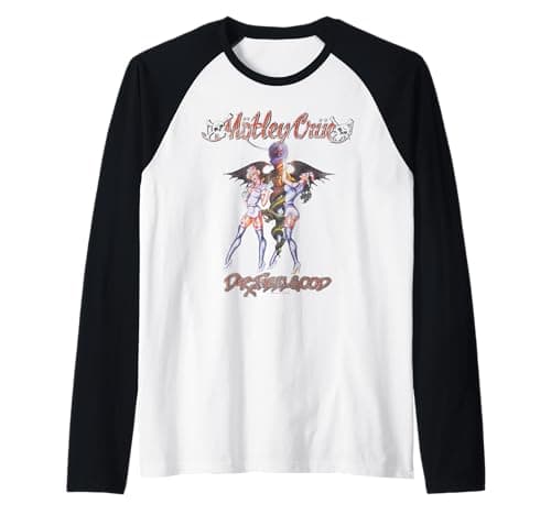 Image of Mötley Crüe - Vintage Dr. Feelgood Raglan Baseball Tee