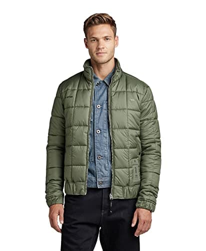 Image of G-Star Men's Meefic Square Quilted Jacket, Green (lt hunter D22714-B958-8165), S
