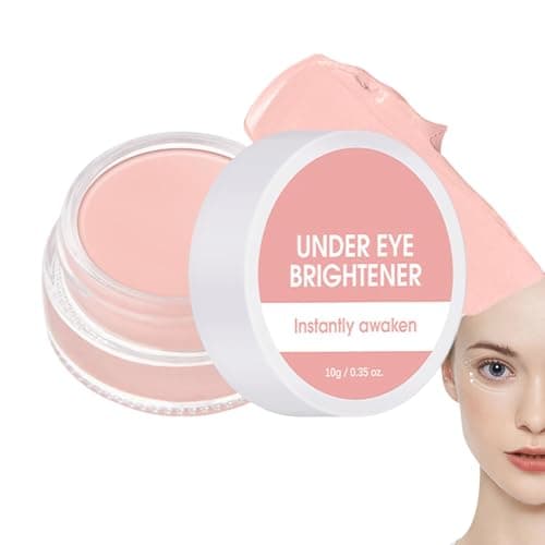 Image of Hydrating Under Eye Concealer Stick for Mature Skin - Full Coverage Primer & Eye Brightener with Creamy Texture - Lightweight Makeup to Smooth Fine Lines & Reduce Dark Circles Appearance (Pink)