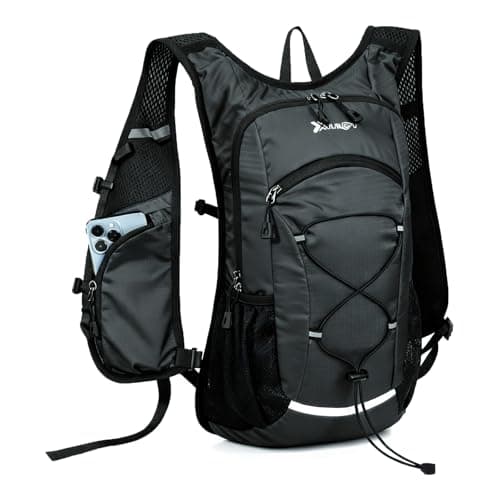 Image of Asnewkit Ultra Lightweight Hiking Backpack,18L Waterproof Backpack,hiking rucksack for Women Men Outdoor Camping, Hiking,walking Backpack (Grey)