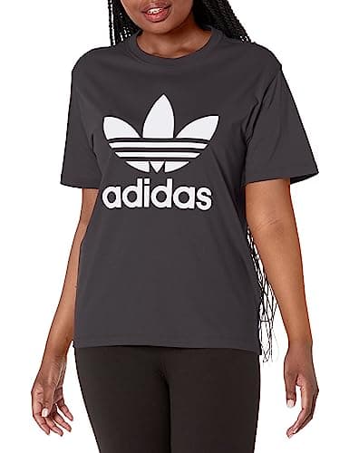 Image of adidas Originals Women's Adicolor Classics Trefoil T-Shirt, Black, 3X