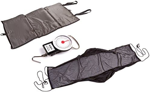 Image of Matt Hayes Adventure Unhooking Mat and Scales Weigh Sling Set - Black