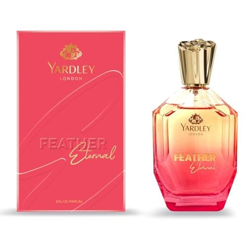 Image of Yardley London Feather Eternal Women's Eau de Parfum 100ml – Captivating Floral Perfume for Daily Indulgence & Gifting, Long Lasting Parfum with Vanilla & Amber, Luxury Fragrance for Women
