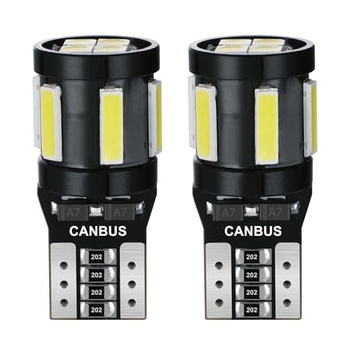 Image of AGLINT 194 LED Bulbs CANBUS Error Free T10 W5W 501 168 2825 10SMD Super Bright 12V Replacement Bulb for Car Interior Dome Map Trunk Courtesy Door Number Plate Lights 6500K White 2Pcs