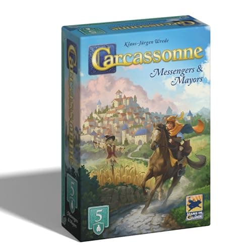 Image of Hans im Gluck | Carcassonne: Messenger & Mayor Expansion 5 Refresh | Board Game Expansion | Ages 7+ | 2-5 Players | 45 Minutes Playing Time