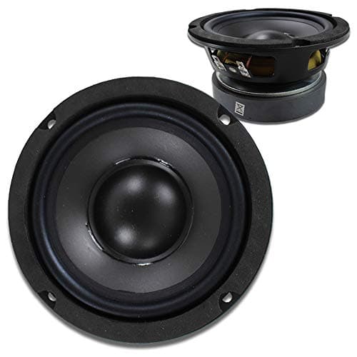 Image of Skytec 5.25" Passive HiFi Speaker Drivers Pair - 150W Woofer Cones, 75W RMS, 8 Ohm Hi-Fi Replacement Speakers for DIY Audio, Home Stereo, Rubber Surround, Polypropylene Cone, Clear Sound