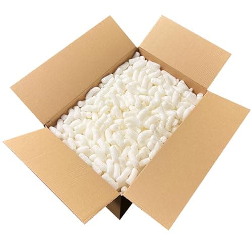 Image of 1.5 Cubic ft Packing Peanuts Biodegradable EcoFlo Protective Postal Packaging Void Filler Foam Loose Fill Packing Chips