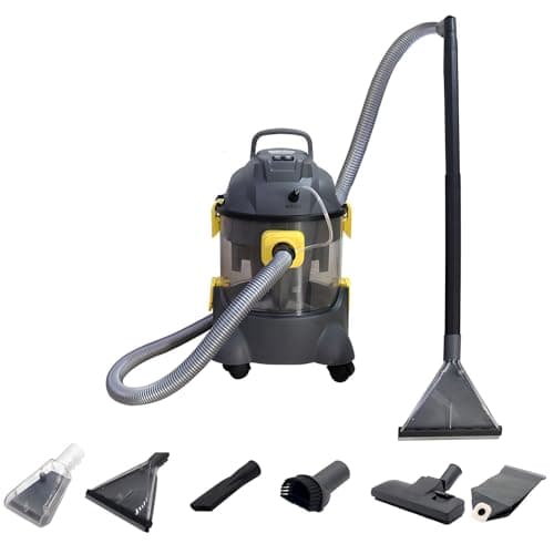 Image of 1400w Carpet Cleaner Machine, Portable Carpet Cleaner Machine, Professional Vacuum Cleaner with 6 Cleaning Functions & 2 Cleaning Mode, for Deep Cleaning in Car Washes, Housekeeping, Hotels, Homes