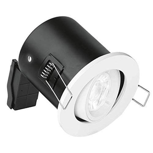 Image of Enlite (Aurora) GU10 Fire Rated Adjustable Downlight - White (Pack of 10)