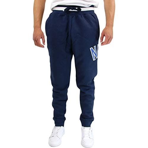 Image of Nike Men M Nsw Air Pant FLC Pants - Obsidian/Obsidian, Small