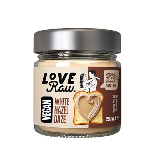 Image of LoveRaw White Hazel Daze Hazelnut Spread – Vegan, Palm Oil Free, Dairy Free – 250 g