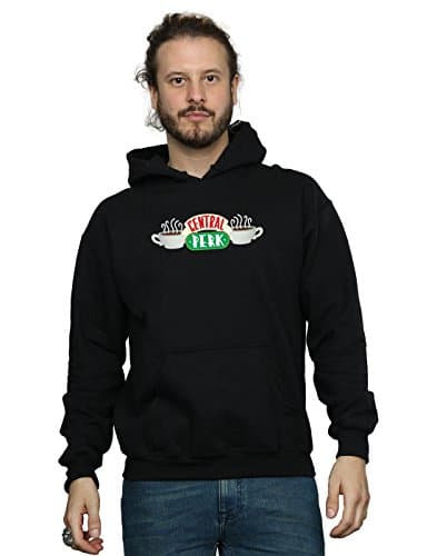 Image of Absolute Cult Friends Men's Central Perk Hoodie Black Large