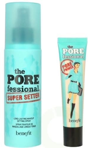 Image of Benefit Prime & Set Pore Pack 2 Pcs Set (0.74 Ounce Pore Primer + 4.0 Ounce Setting Spray)