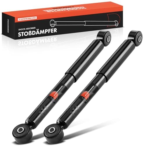 Image of Frankberg 2x Shock Absorber Strut Rear Left Right 385mm Gas pressure Compatible with Ignis I FH 1.3 2000-2003 Replace# 342026, 4180080G11