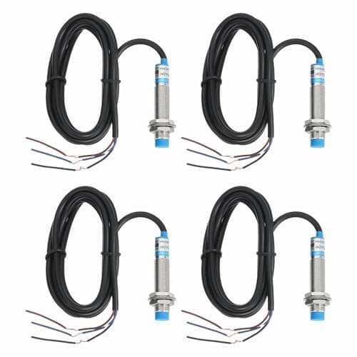 Image of sourcing map 4Pcs Inductive Proximity Sensor,PNP NC M12 DC 6-36V 300mA Proximity Switch Detector Approach Sensor 4mm 3 Wire for Industrial Automation LJ12A3-4-Z/AY