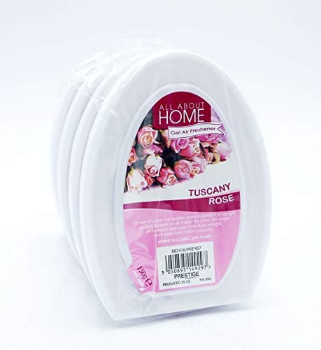 Image of All About Home Tuscany Rose Gel Air Freshener - Pack of 4