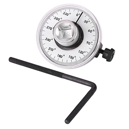 Image of ZJchao Torque Angle Gauge for 1/2 Inch Adjustable Drive, Torque Calibration Tool for Car Torsion Measurement Set