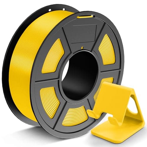Image of JAYO PLA 1.75mm Pure Yellow - 1.1KG (2.42LBS) 3D Printer Filament, Smooth Printing, +/-0.02mm Accuracy, Fits Most FDM Printers