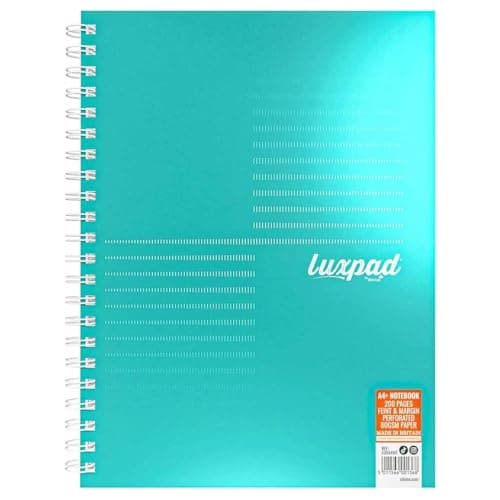 Image of Silvine Luxpad Metallic A4 FSC Wirebound Notebook - Lined (200 Pages)