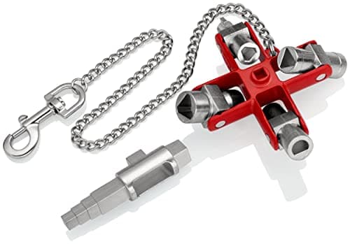 Image of KNIPEX Universal Key Construction for All Standard Cabinets and Shut-Off Systems 96 mm, 00 11 06 V01