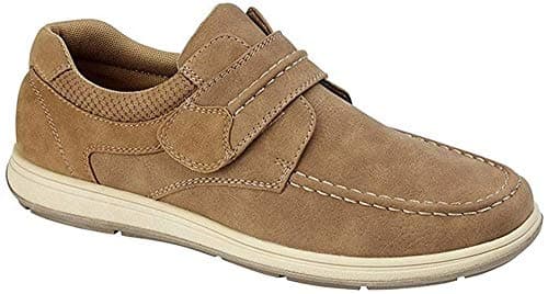 Image of Scimitar Mens Touch Fastening Casual Shoe (10 UK) (Tan)