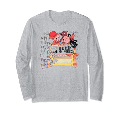 Image of Looney Tunes Bugs Bunny and Friends Long Sleeve T-Shirt
