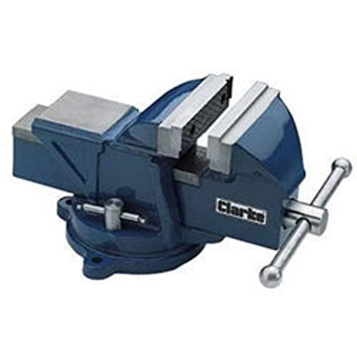 Image of CLARKE METALWORK SWIVEL BENCH VICE 5" 125mm BLUE