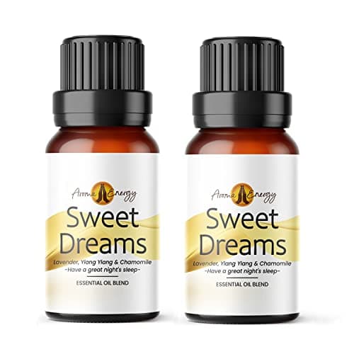 Image of Aroma Energy | Sweet Dreams Essential Oil Blend - 20ml (2 x 10ml Bottles) - Contains Lavender, Ylang Ylang & Chamomile - 100% Pure & Natural