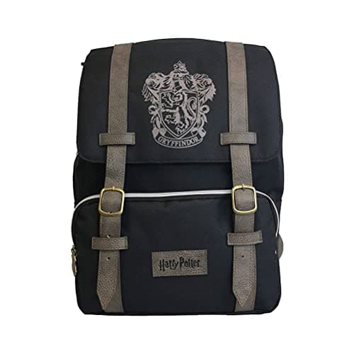 Image of Groovy Uk Harry Potter Gryffindor Vintage Backpack, Black/Brown