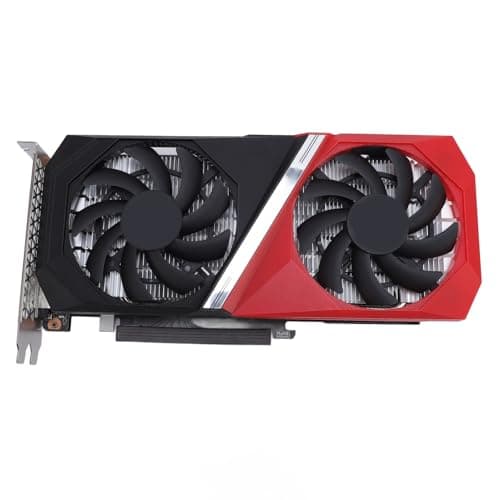 Image of 8GB GDDR6 Gaming Graphics Card, Computer PC Gaming Video Graphics Card Support HDMI DVI - D, 128 - Bit, PCI Express X16 4.0